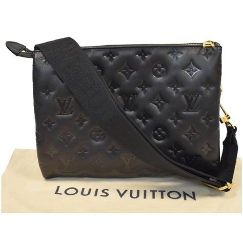 louis vuitton black bag crossbody|Louis Vuitton black shoulder bag.